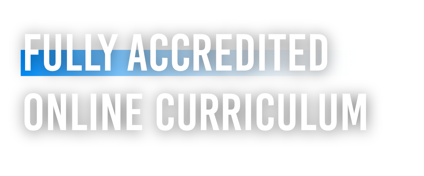 full accredited online curriculum